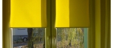 Żółte rolety wewnętrzne mini
